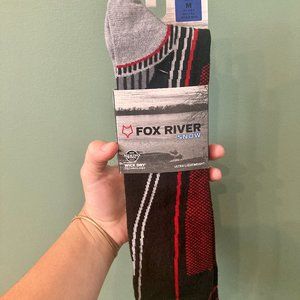 Fox River Snow Socks - Ultra Lightweight, Merino Wool - Size Mens Medium